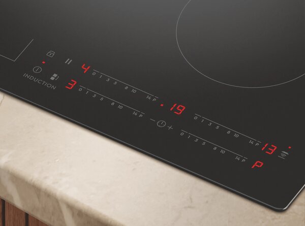 Electrolux Piano Cottura a Induzione 4 Fuochi Larghezza 60 cm in Vetroceramica colore Nero - KIV63443CT