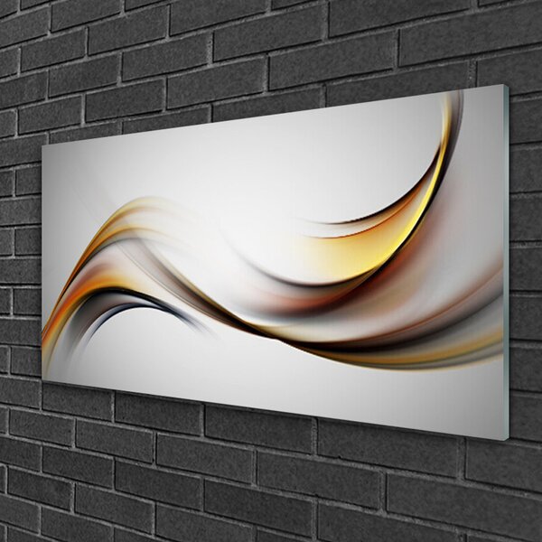 Quadro vetro Grafica astratta 100x50 cm 2 appendini