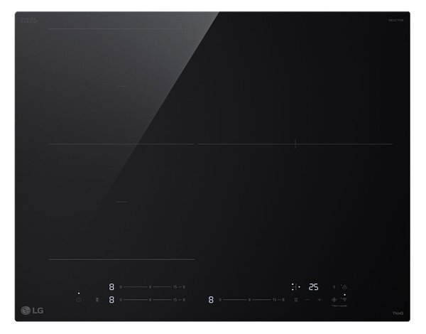 Lg Piano Cottura a Induzione 4 Fuochi Larghezza 60 cm in Vetroceramica colore Nero - CI5Z2423BN.CBKQEUZ