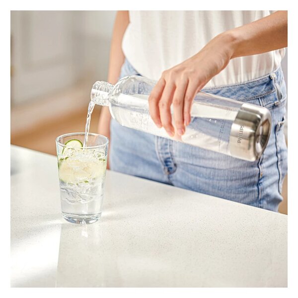 Philips ADD912/10 GoZero Inox Bottiglia Plastica per Gasatore Acqua Soda Maker