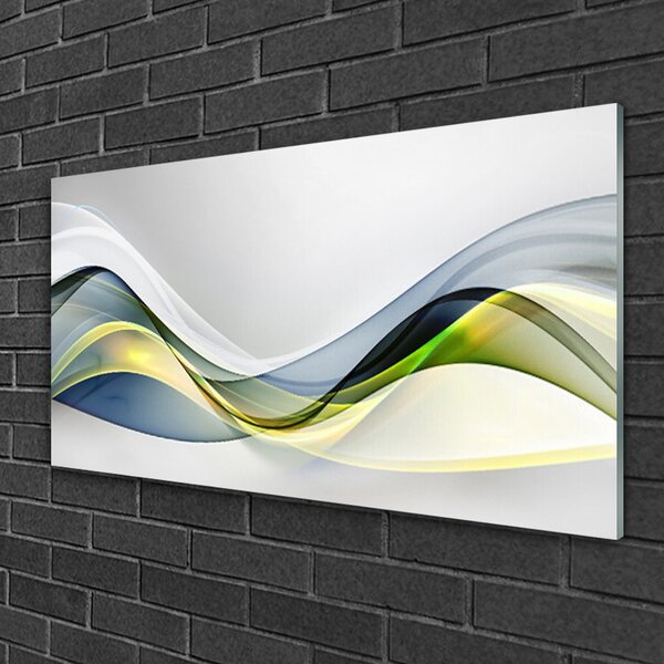 Quadro vetro Grafica astratta 100x50 cm 2 appendini