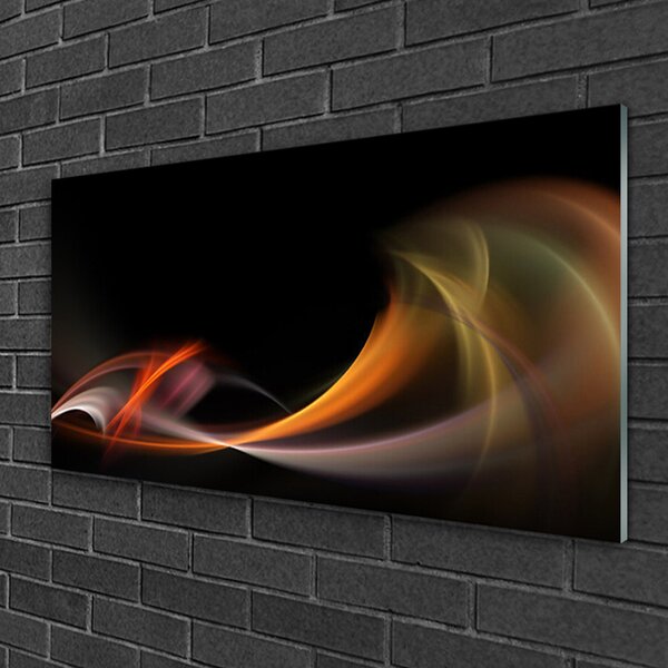 Quadro in vetro Grafica astratta 100x50 cm 2 appendini