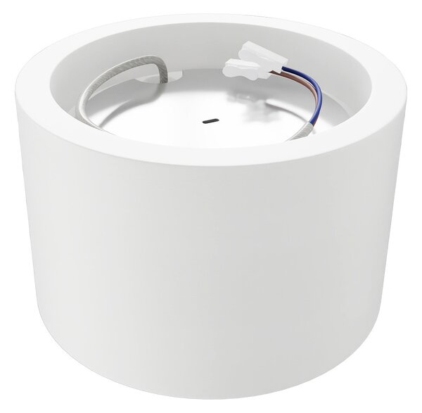 Plafoniera Tonda da Soffitto GX53 in Gesso Pitturabile - Serie VOLUMI