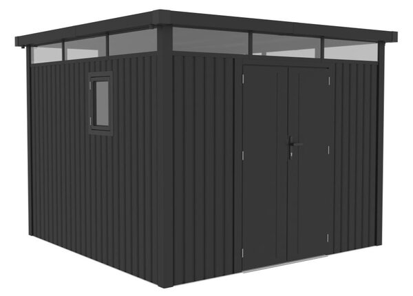 Capanno per attrezzi in metallo Falun 2,9 x 2,9 m CoverTech antracite