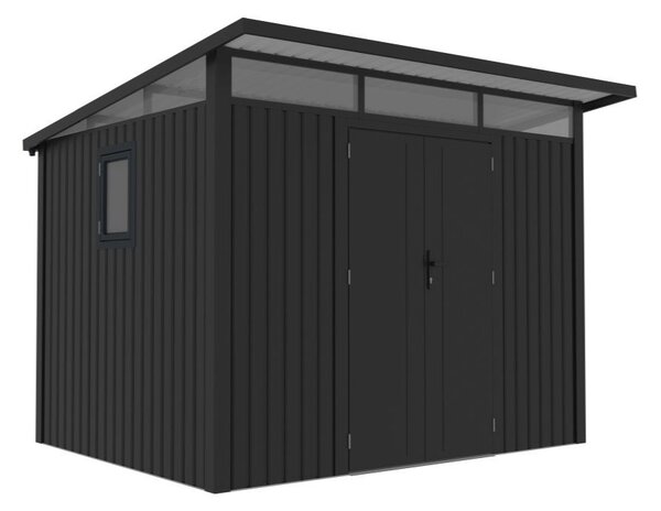 Casetta per attrezzi in metallo Odda 2,9 x 2,5 m CoverTech antracite