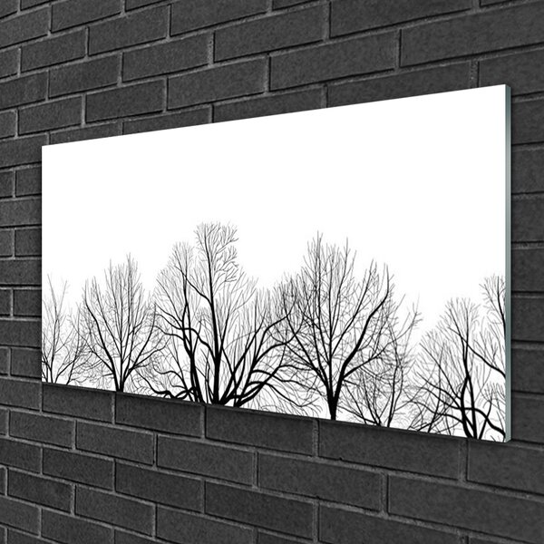 Quadro in vetro Alberi Natura Pianta 100x50 cm 2 appendini