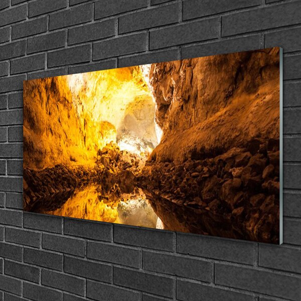 Quadro vetro Grafica astratta 100x50 cm 2 appendini