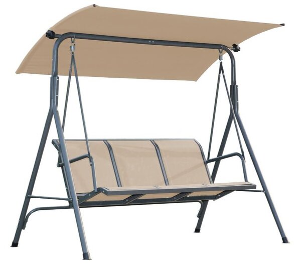 Dondolo da giardino in metallo Florence Garden Point beige