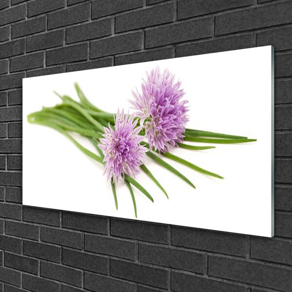 Quadro su vetro Fiori Pianta naturale 100x50 cm 2 appendini