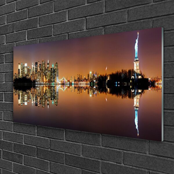 Quadro su vetro Grafica astratta 100x50 cm 2 appendini