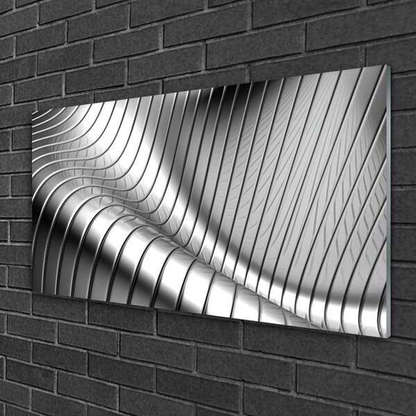Quadro su vetro Grafica astratta 100x50 cm 2 appendini