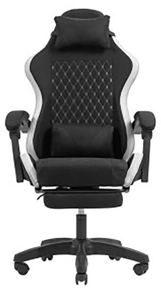 Mars Gaming MGC-X Fabric, Sedia da gioco per computer, 120 kg, Seduta imbottita, Schienale imbottito, 190 cm, Nero