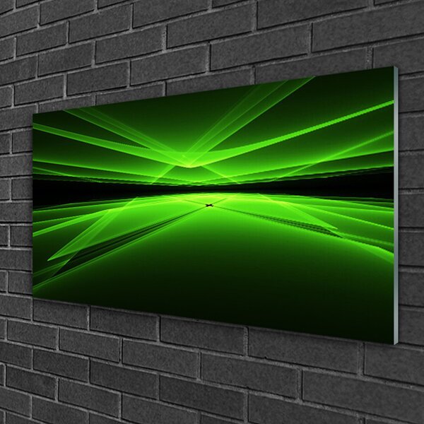 Quadro in vetro Grafica astratta 100x50 cm 2 appendini