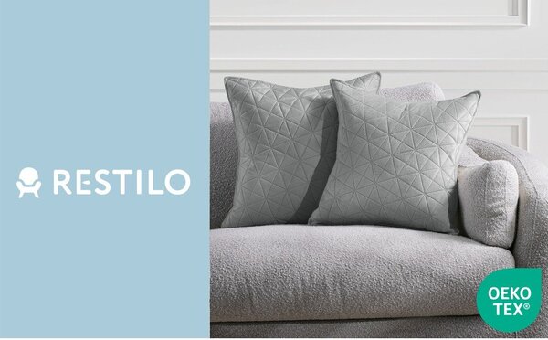 Federe decorative in set in velluto 2 pz 50x70 cm Laila – Restilo