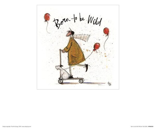 Stampe d'arte Sam Toft - Born to be Wild, Sam Toft, (30 x 30 cm)