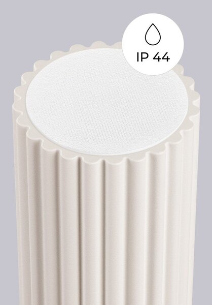 Plafoniera color crema con paralume in vetro ø 12 cm Orbital – Sollux