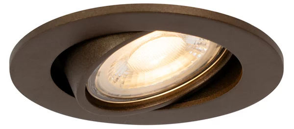 Faretto da incasso moderno bronzo scuro orientabile - Cisco