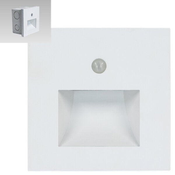 Emithor 70414 - Lampada LED per scale con sensore SUNNY LED/1W/230V bianco