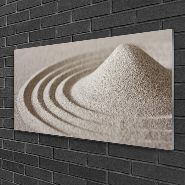 Quadro in vetro Arte della sabbia 100x50 cm 2 appendini