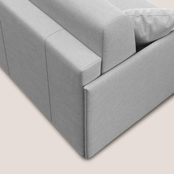 Evans Divano letto in tessuto Ecosostenibile grigio