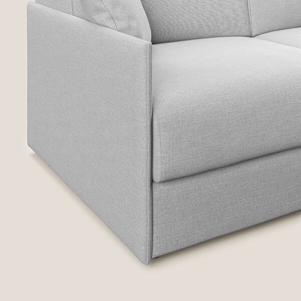 Evans Divano letto in tessuto Ecosostenibile grigio