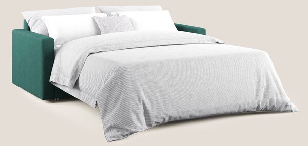 Chris Divano letto in microfibra smacchiabile T11 petrolio