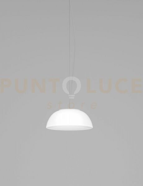 Infinita sospensione 36 bianco satinato e bianco opaco 1 luce attac