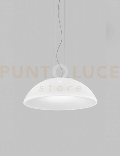 Infinita sospensione 70 bianco satinato e bianco opaco 5 luci attac