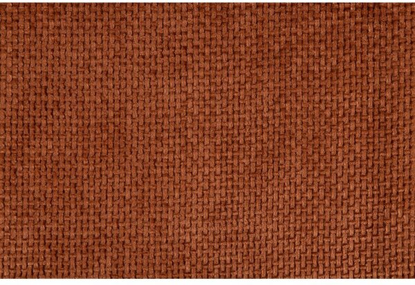 Divano angolare color mattone allungabile (con composizione variabile) Lorine – Ropez