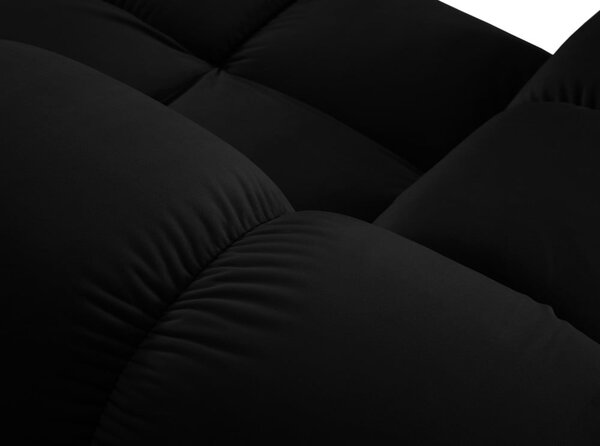 Divano in velluto nero 285 cm Bellis - Micadoni Home