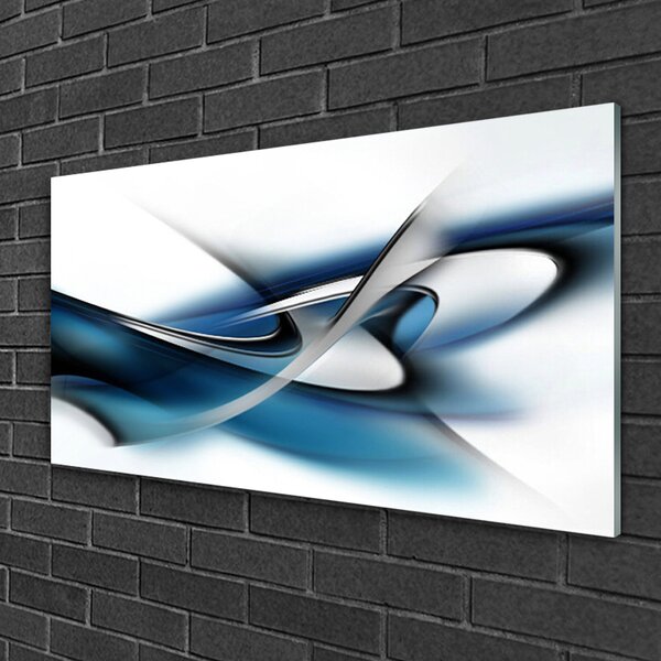 Quadro in vetro Grafica astratta 100x50 cm 2 appendini