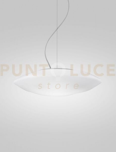 Modulor sospensione g bianco satinato e bianco opaco 2 luci attacco