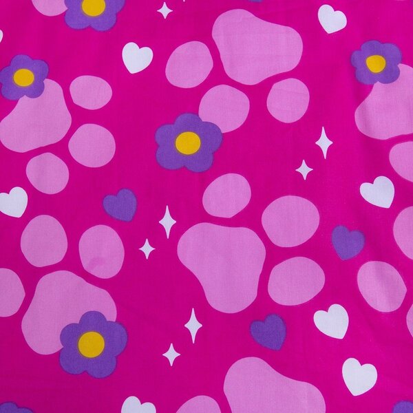 Set copripiumino e federa da bambini rosa in cotone per culla 100x135 cm Paw Patrol "Pawsome friendships grow" – Jerry Fabrics
