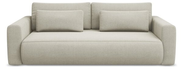 Divano beige allungabile/con contenitore 238 cm Kapua – Makamii