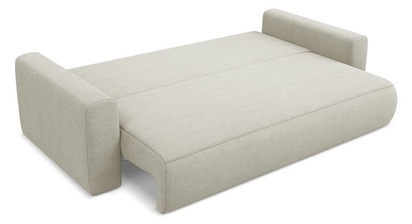 Divano beige allungabile/con contenitore 238 cm Kapua – Makamii