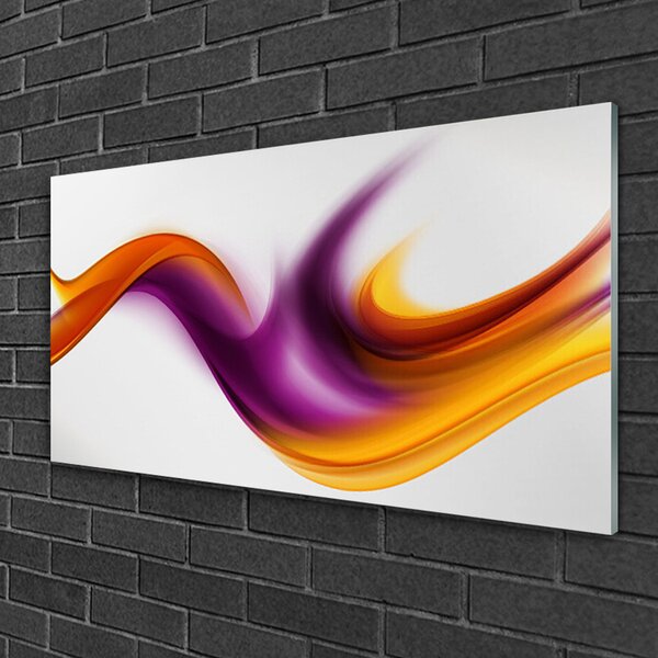 Quadro su vetro Arte grafica astratta 100x50 cm 2 appendini