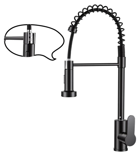 Sistema doccia UnboxG in finitura gunmetal con display digitale della temperatura, soffione a pioggia, doccetta manuale, getto sedile, 4 tipi di getto, rivestimento PVD