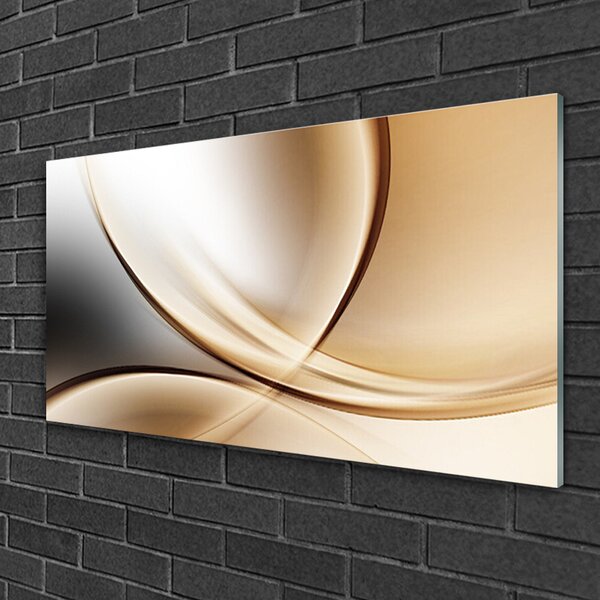 Quadro di vetro Astrazione moderna 100x50 cm 2 appendini