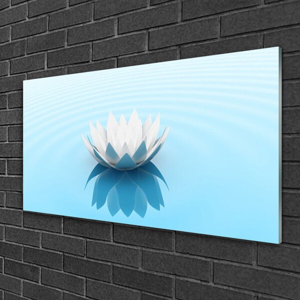 Quadro su vetro Fiori Pianta naturale 100x50 cm 2 appendini