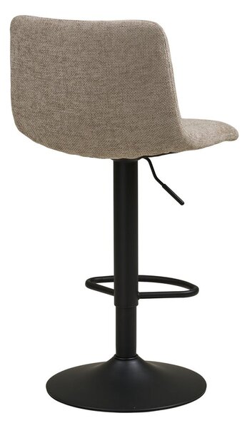 Sgabello da bar beige imbottito con altezza regolabile (altezza della seduta 61 cm) Middelfart – House Nordic