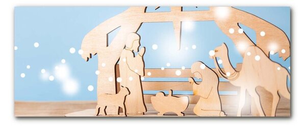 Quadro vetro Scuderia dell'Inverno Santo 100x50 cm 2 appendini