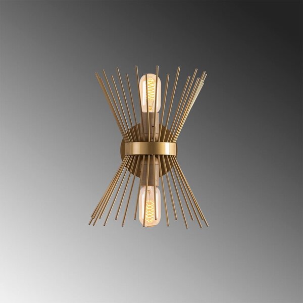 Lampada da parete dorata Kirpi – Opviq lights
