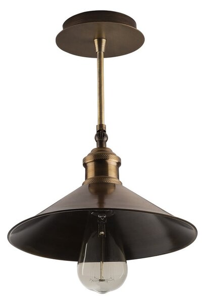 Plafoniera color bronzo con paralume in metallo ø 24 cm Berceste – Opviq lights