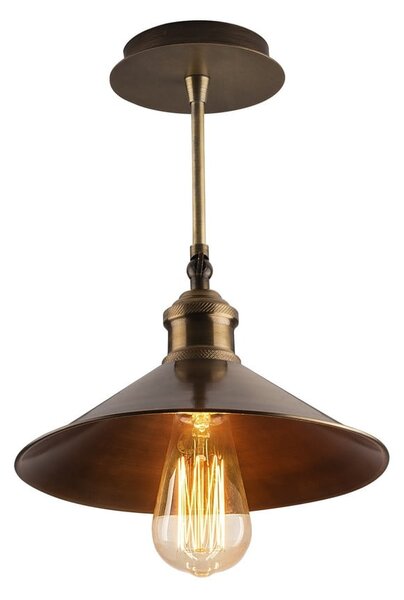 Plafoniera color bronzo con paralume in metallo ø 24 cm Berceste – Opviq lights
