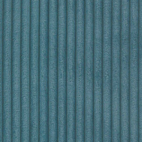 Divano turchese allungabile/con contenitore con rivestimento in velluto a coste 234 cm Sara – Ropez