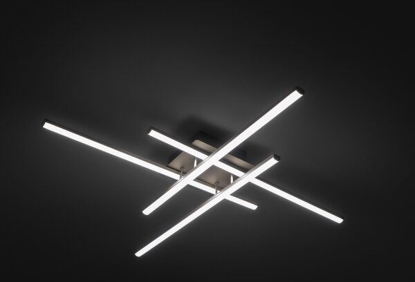 Brilagi - Plafoniera LED STRIPES LED/37W/230V argento