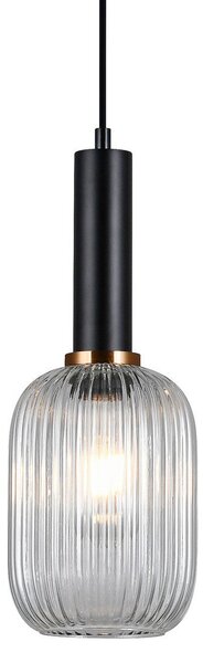Italux Antiola, lampada a sospensione moderna in nero PND-5588-1M-BK+CL