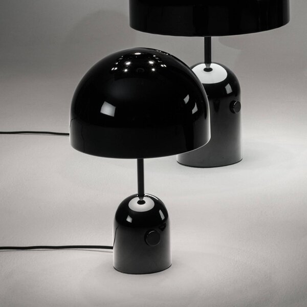 Tom Dixon Lampada da tavolo di design Bell, dimmerabile, Nero, Soggiorno / Sala da pranzo, Metallo, Design, Lampada da tavolo