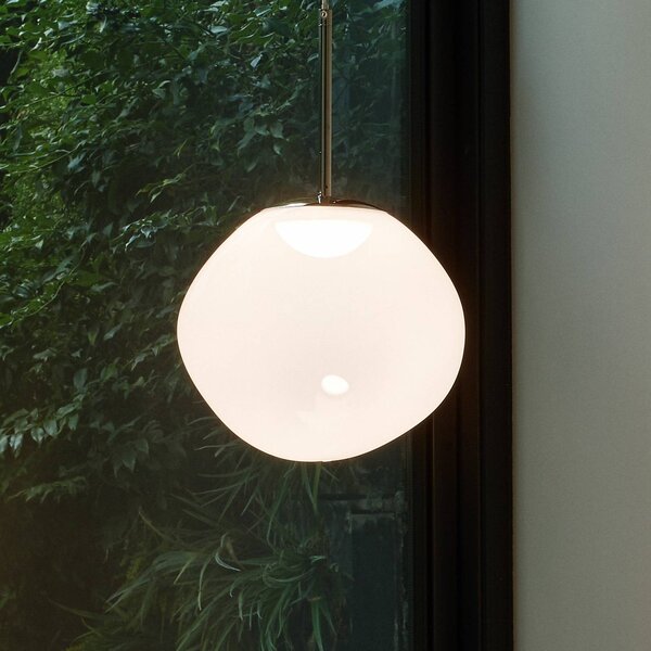 Tom Dixon Lampada a sospensione Melt, dimmerabile, Bianco / Opale, Soggiorno / Sala da pranzo, Plastica, Design, Lampada a sospensione