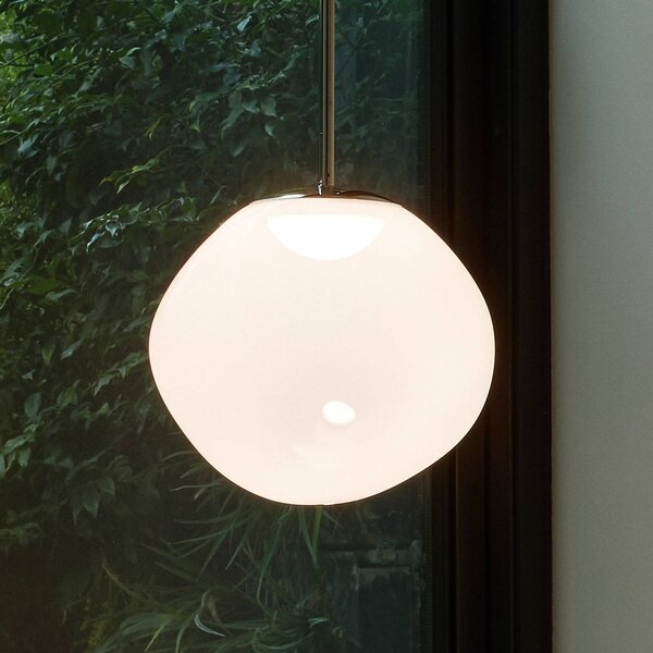 Tom Dixon Lampada a sospensione Melt, dimmerabile, Bianco / Opale, Soggiorno / Sala da pranzo, Plastica, Design, Lampada a sospensione